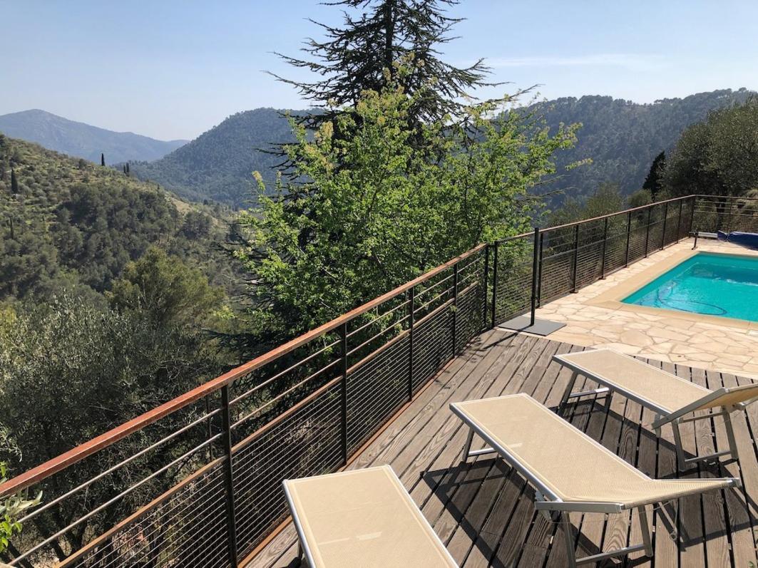 Les Figaires Villa L'Escarene Kültér fotó